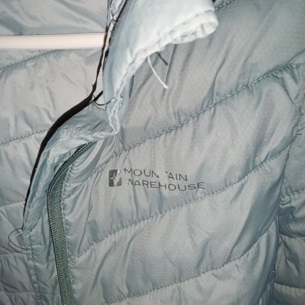 Women's Light Gray Puffer Jacket
